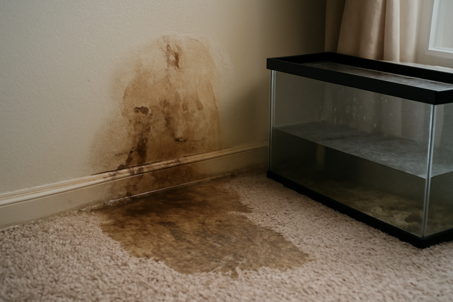 Aquarium Leak Water Removal in Brunswick, OH