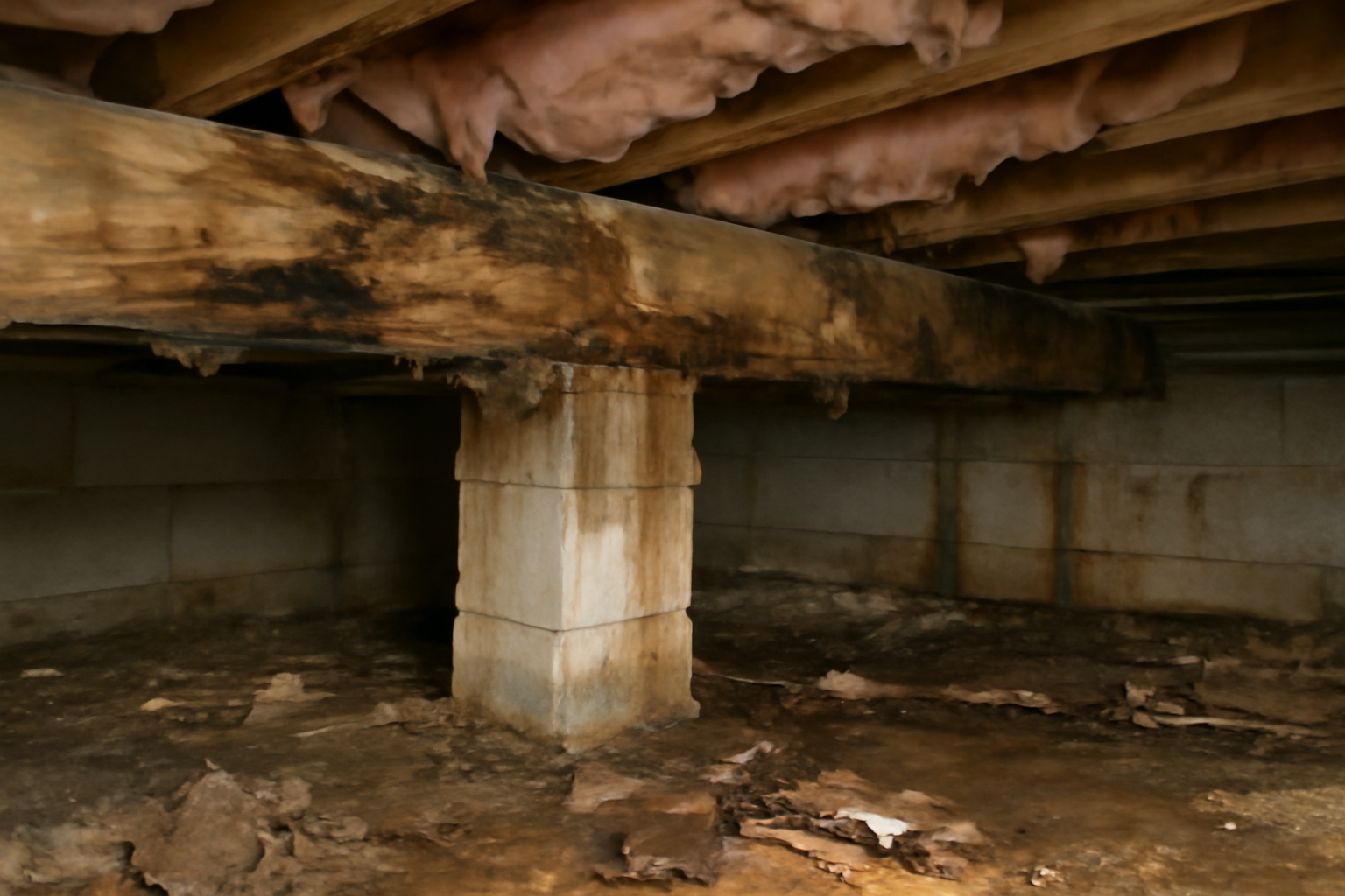 Crawl Space Water Damage Repair in Richfield, OH