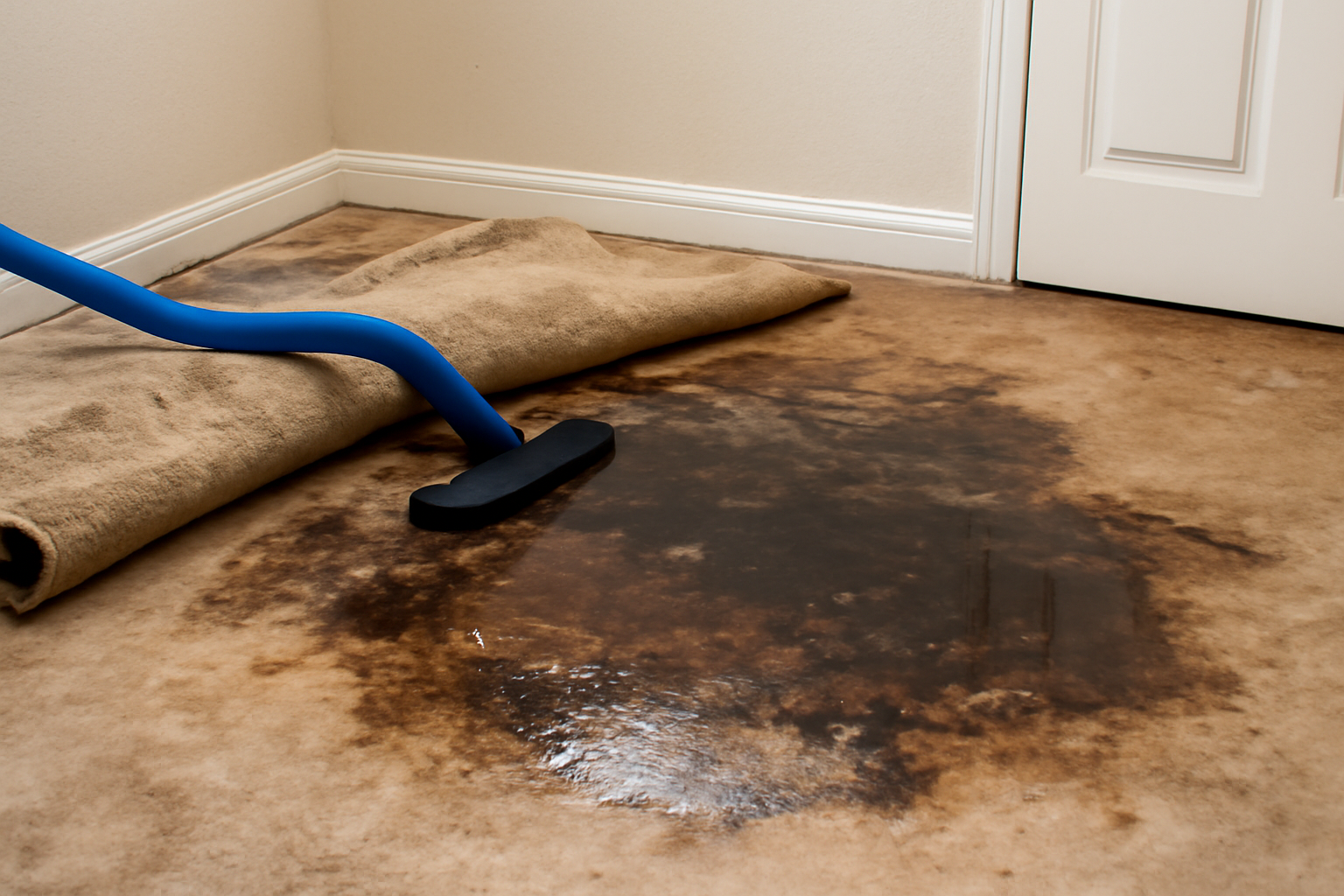 Under Carpet Water Extraction in Akron, OH